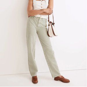 Madewell Baggy Straight Jeans: Garment-Dyed Edition